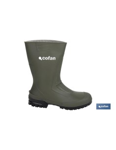 BOTA PVC VERDE MEDIA CAÑA TALLA 40 2