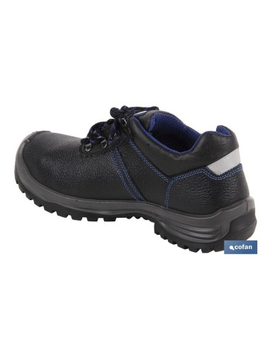 ZAPATO PIEL NEGRA S3 MODELO MIRTO T 45