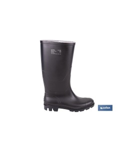 BOTA ALTA DE AGUA PVC NEGRA OB FO SR TALLA 44 2