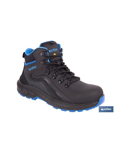 BOTA SPORT S3L FO SR AZUL/NEGRO MODELO NAMUR TALLA 46