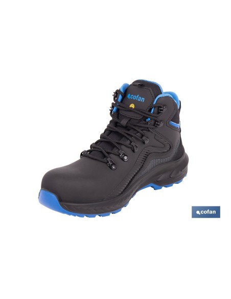 BOTA SPORT S3L FO SR AZUL/NEGRO MODELO NAMUR TALLA 46