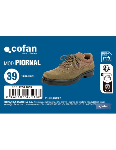 ZAPATILLAS TREKKING KAKI MODELO PIORNAL TALLA 39