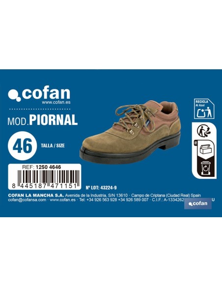 ZAPATILLAS TREKKING KAKI MODELO PIORNAL TALLA 46