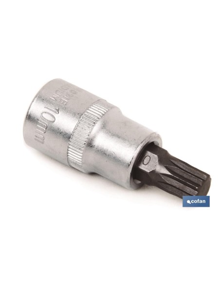 LLAVE DE VASO 3/8 CON PUNTA T-40