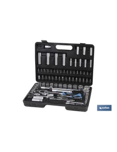 MALETÍN 94 PCS STANDARD 1/4 Y 1/2