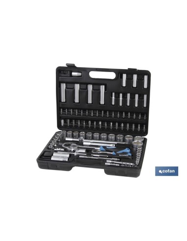 MALETÍN 94 PCS STANDARD 1/4 Y 1/2
