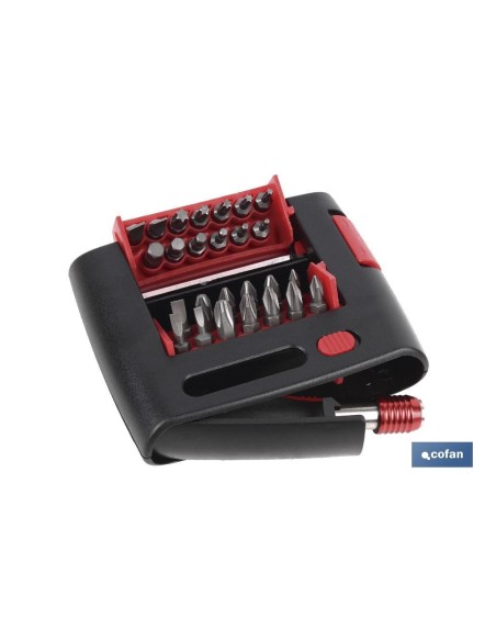 SET PUNTAS PH, PZ, TORX, SL, HEX (27 pcs.)