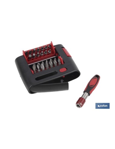 SET PUNTAS PH, PZ, TORX, SL, HEX (27 pcs.)