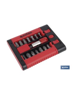 SET PUNTAS ADAPTADOR PH, PZ, TORX, SL (15 pcs.)