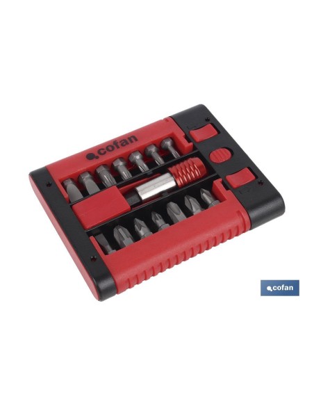 SET PUNTAS ADAPTADOR PH, PZ, TORX, SL (15 pcs.)