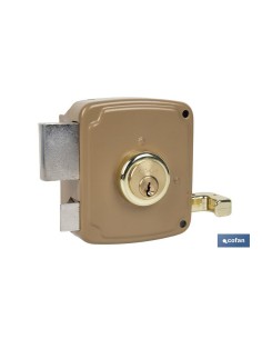 CERRADURA SOBREPONER C/CERRADERO 100mm DERECHA