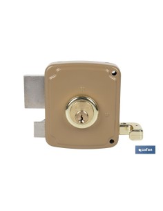 CERRADURA SOBREPONER C/CERRADERO 120mm DERECHA 2