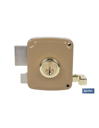 CERRADURA SOBREPONER C/CERRADERO 120mm DERECHA