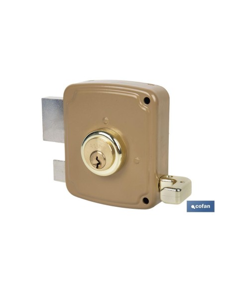 CERRADURA SOBREPONER C/CERRADERO 120mm DERECHA