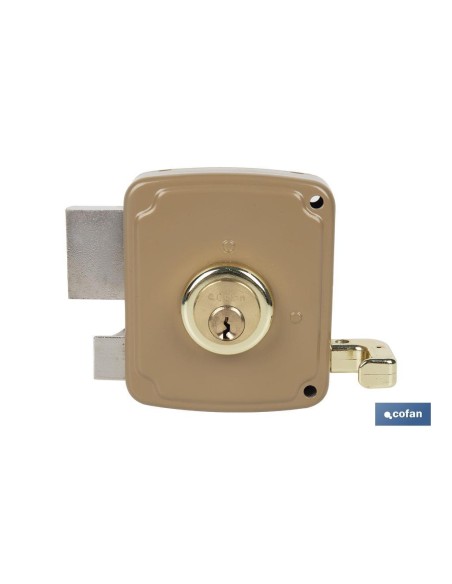 CERRADURA SOBREPONER C/CERRADERO 140mm DERECHA