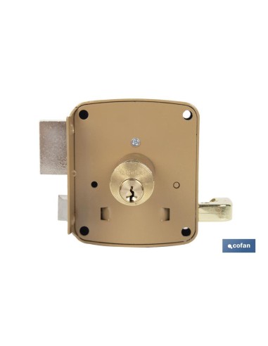 CERRADURA SOBREPONER C/CERRADERO 140mm IZQUERDA