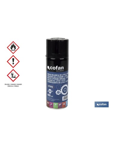 GRASA BLANCA DE LITIO+PTFE 400 ML