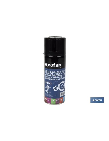 GRASA BLANCA DE LITIO+PTFE 400 ML