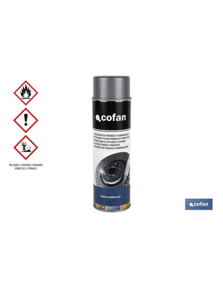 LIMPIADOR DE FRENOS Y EMBRAGUES 500 ML