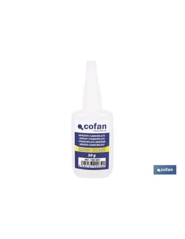ADHESIVO CIANOACRILATO. MEDIA DENSIDAD 50 G