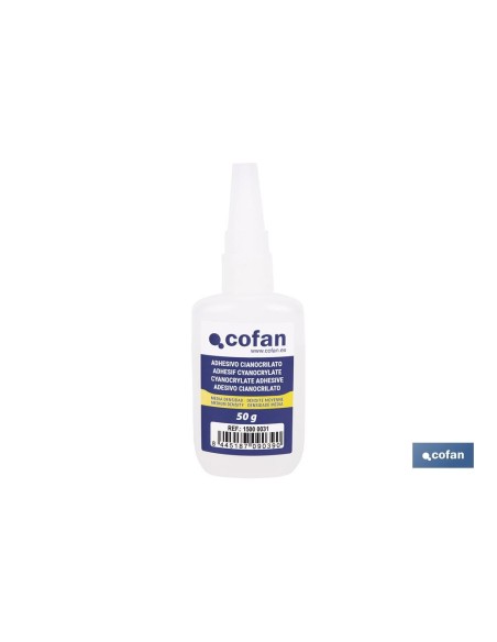 ADHESIVO CIANOACRILATO. MEDIA DENSIDAD 50 G