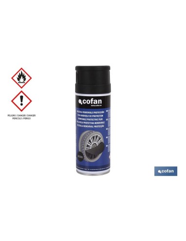 PELICULA REMOVIBLE PROTECCIÓN NEGRO MATE 400 ML