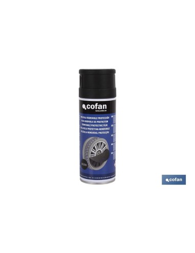 PELICULA REMOVIBLE PROTECCIÓN NEGRO MATE 400 ML