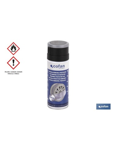 PELICULA REMOVIBLE PROTECCIÓN ALUMINIO LLANTAS 400 ML