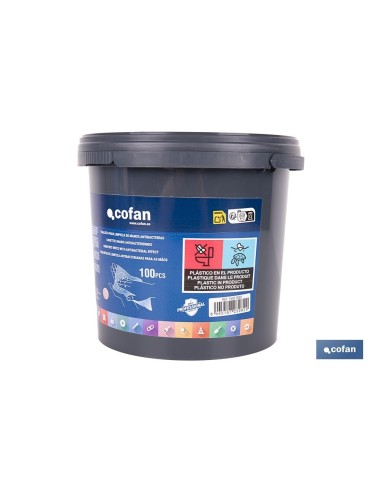 TOALLITAS PARA LIMPIEZA DE MANOS ANTIBACTERIAS 100 UDS