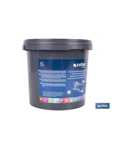 TOALLITAS PARA LIMPIEZA DE MANOS ANTIBACTERIAS 100 UDS