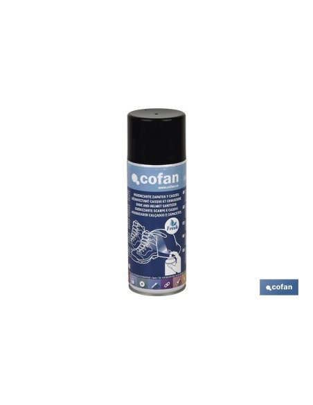 SPRAY HIGIENIZANTE PARA CALZADO Y CASCOS