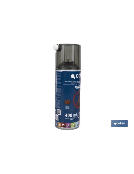 INSECTICIDA EN AEROSOL HORMIGAS TRIPLE ACCIÓN MODELO HORMIWE 400g