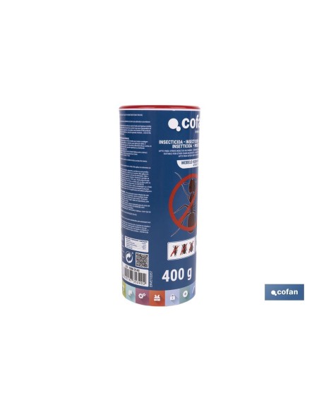INSECTICIDA MICROGRANULADO PARA HORMIGAS MODELO HORMIWE 400g