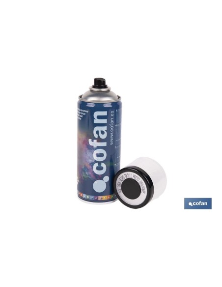 PINTURA ACRIL. 400ML 9005-NEGRO BRILLO