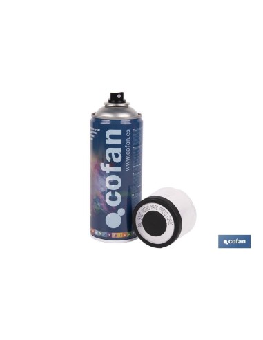PINTURA ACRIL. 400ML 9005-NEGRO MATE