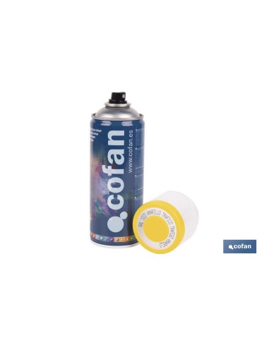 PINTURA ACRIL. 400ML 1023-AMARILLO TRAFICO