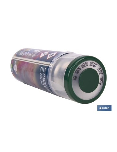 PINTURA ACRIL. 400ML 6005-VERDE MUSGO