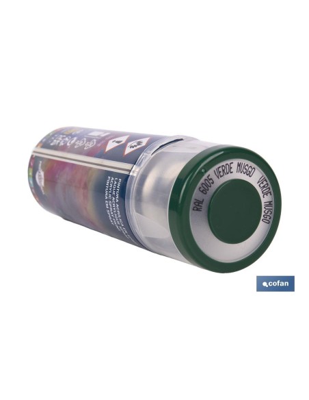 PINTURA ACRIL. 400ML 6005-VERDE MUSGO