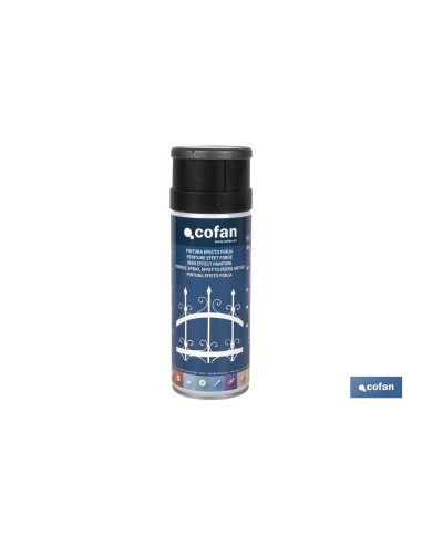 PINTURA EFECTO FORJA NEGRO 400 ML