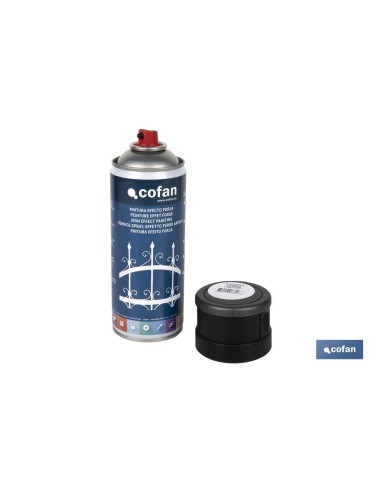 PINTURA EFECTO FORJA NEGRO 400 ML