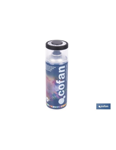 PINTURA ACRIL. 400ML - 9005 NEGRO SATINADO