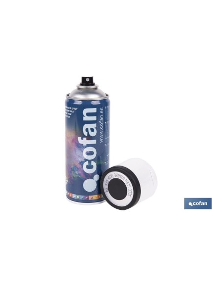 PINTURA ACRIL. 400ML - 9005 NEGRO SATINADO