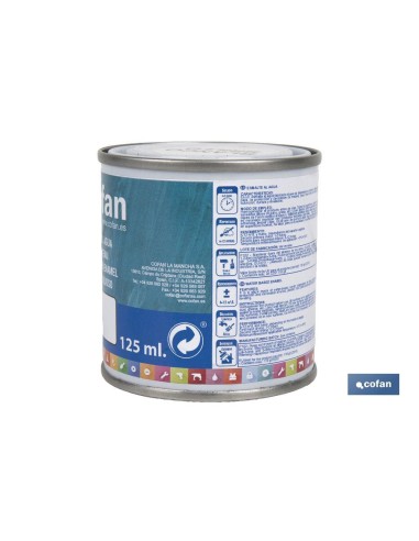 ESMALTE AL AGUA (125 ML) BLANCO BRILLO