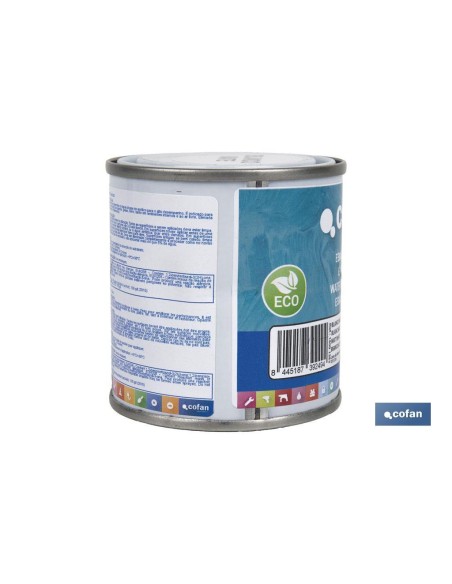 ESMALTE AL AGUA (125 ML) BLANCO MATE