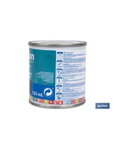 ESMALTE AL AGUA (125 ML) NEGRO SATINADO