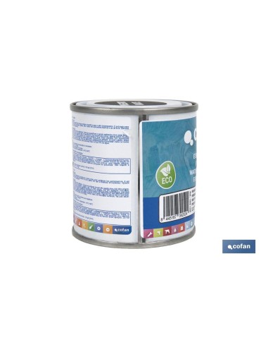 ESMALTE AL AGUA (125 ML) NEGRO MATE