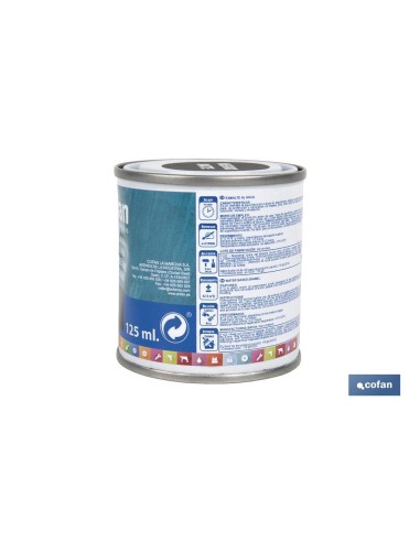 ESMALTE AL AGUA (125 ML) NEGRO MATE