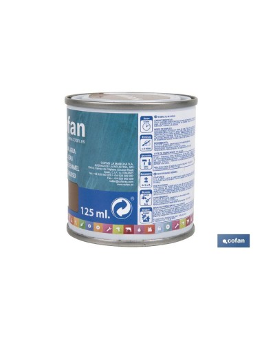 ESMALTE AL AGUA (125 ML) MARRÓN BRILLO