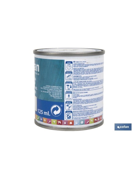 ESMALTE AL AGUA (125 ML) MARFIL CLARO BRILLO