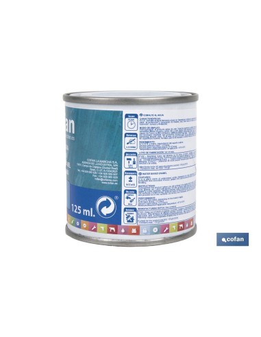 ESMALTE AL AGUA (125 ML) AZUL MEDITERRANEO BRILLO